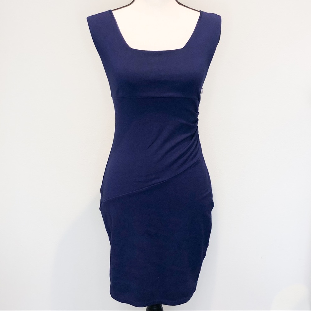 Express navy blue dress Small